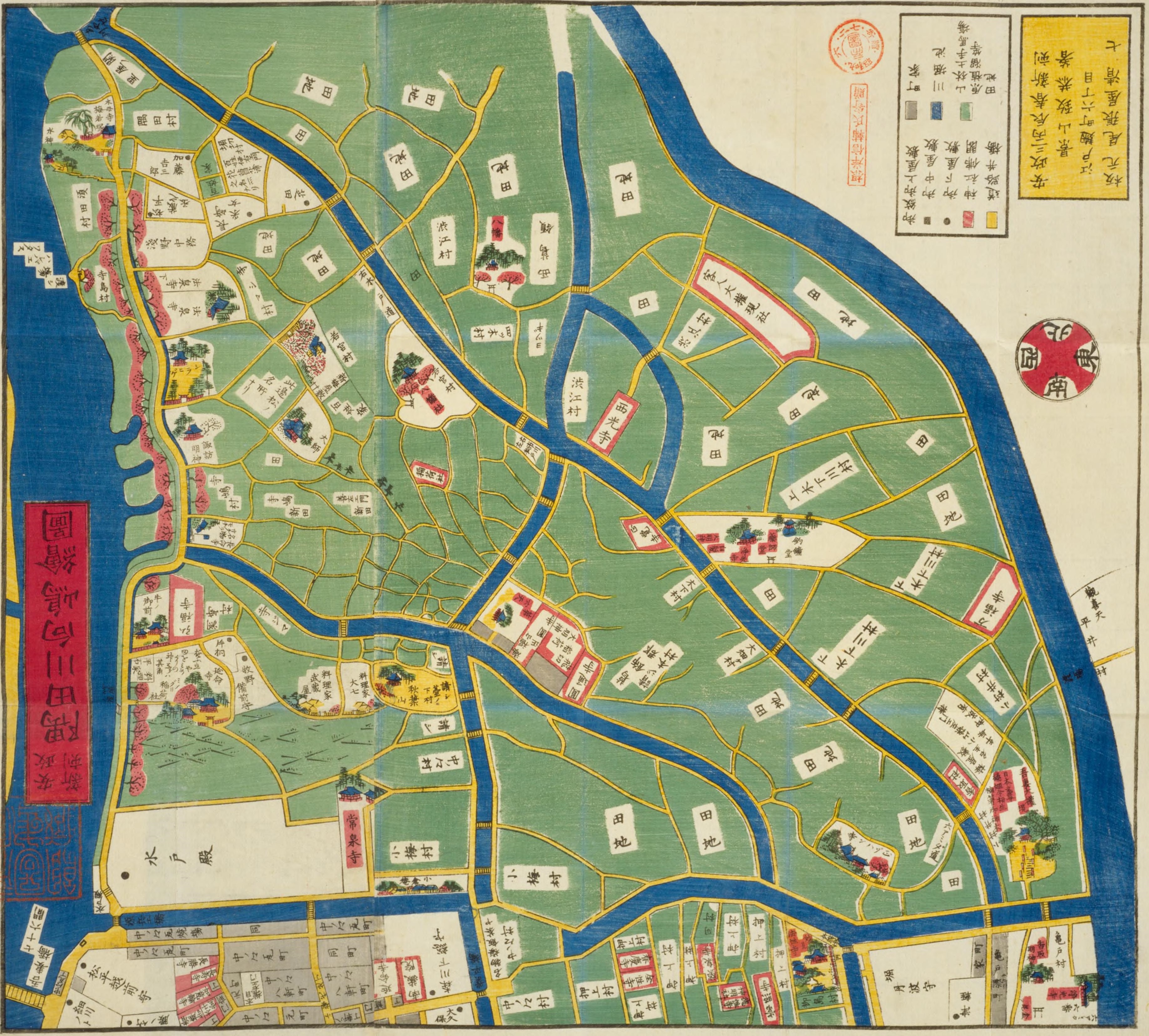 切絵図検索・江戸地図